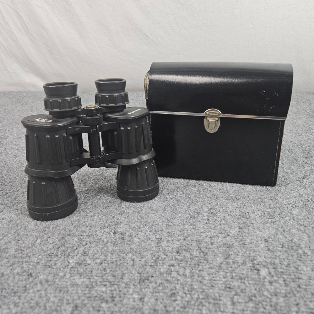 Vintage Western Field Binoculars 7x50 35084 Japan Wide Field Hunting Optics 70s